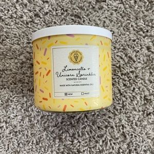 Limoncello + Unicorn Sprinkles candle